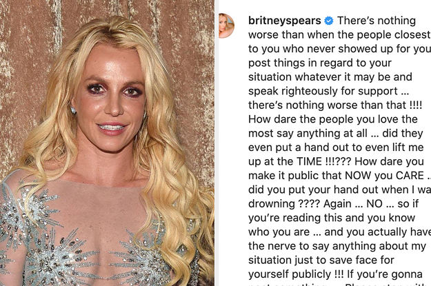 Britney Spears Calls Out Supporters Who Want To Save Face