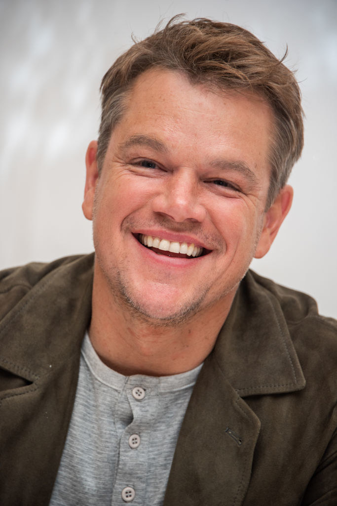 Matt Damon at the &quot;Ford v Ferrari&quot; Press Conference