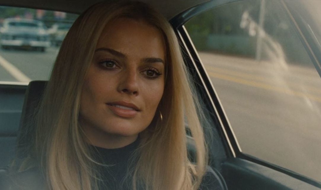 Sharon Tate driving