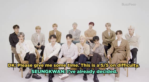 Seventeen Played A Game Of Would You Rather