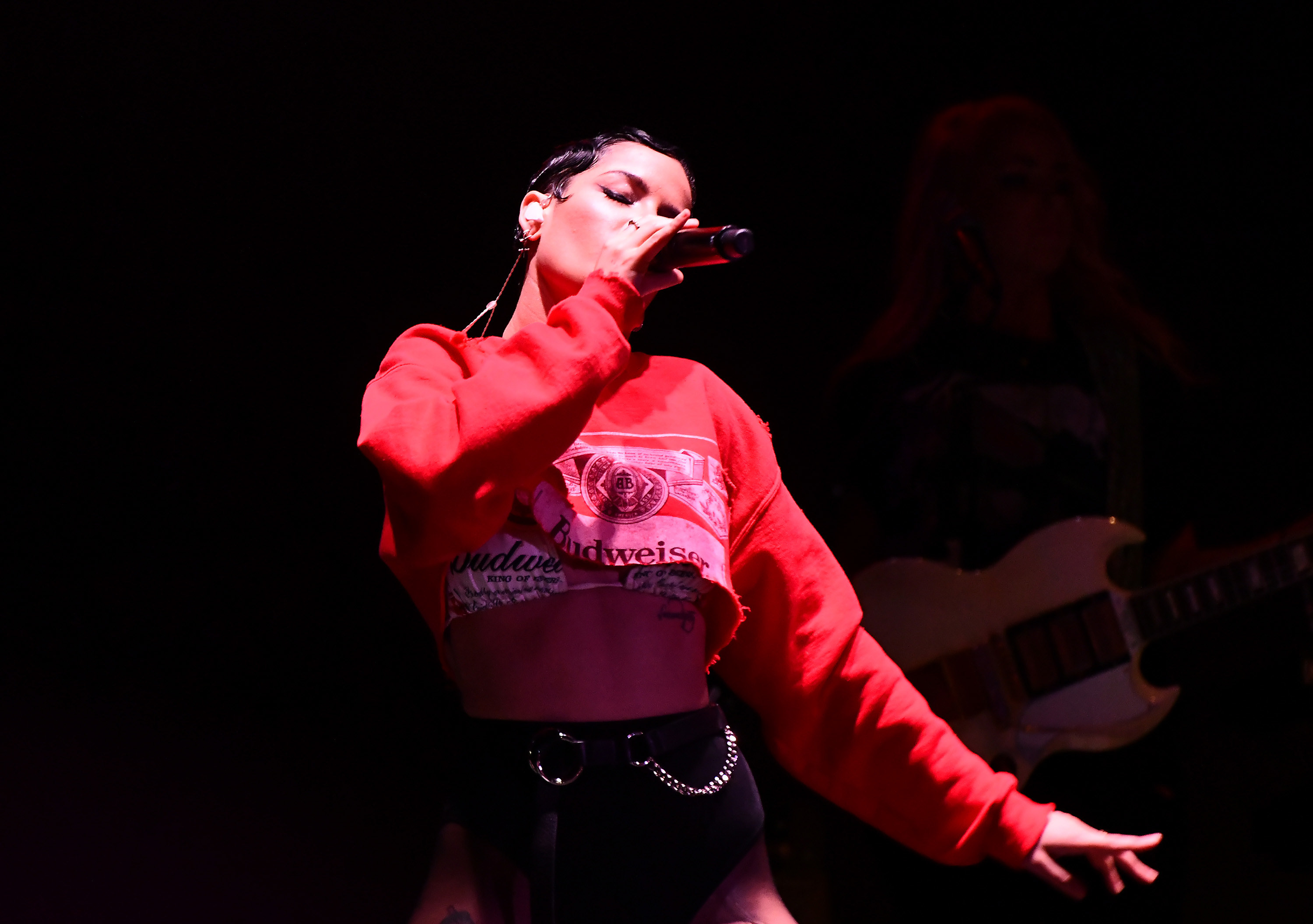Halsey performs onstage