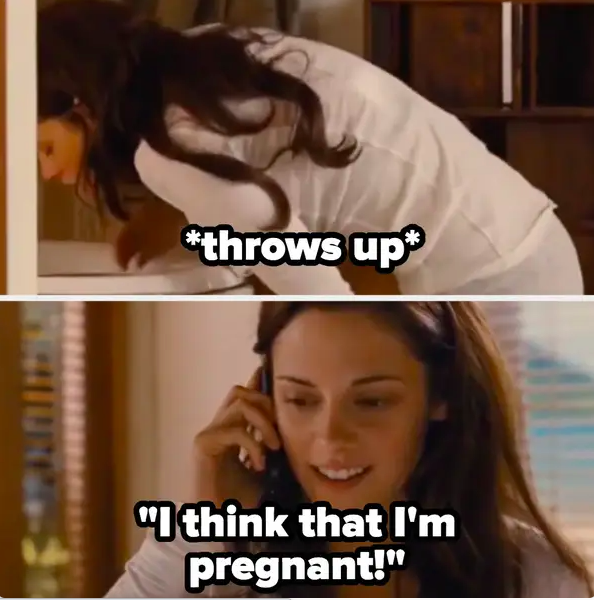 Bella throws up. &quot;I think that I&#x27;m pregnant!&quot;