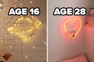 age 16 and 28 lamps