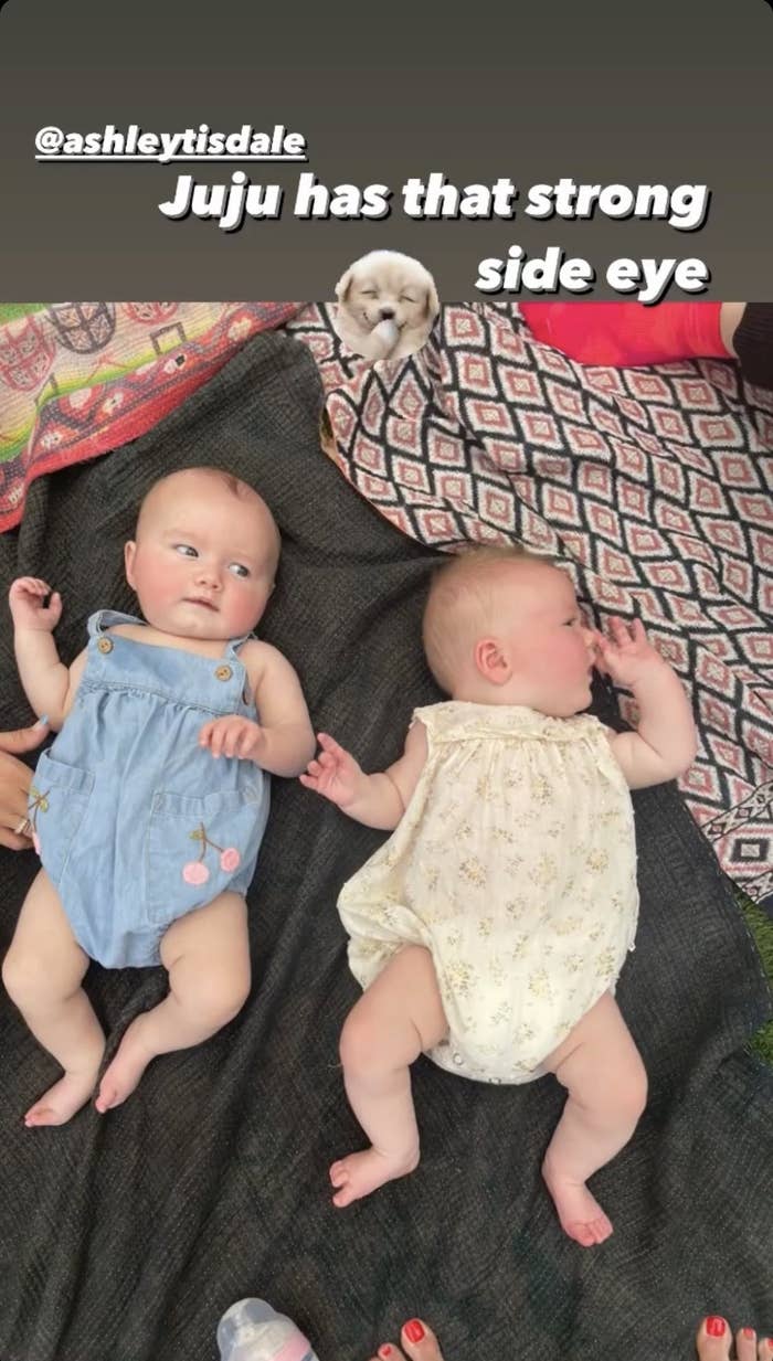 Juju has that strong side eye