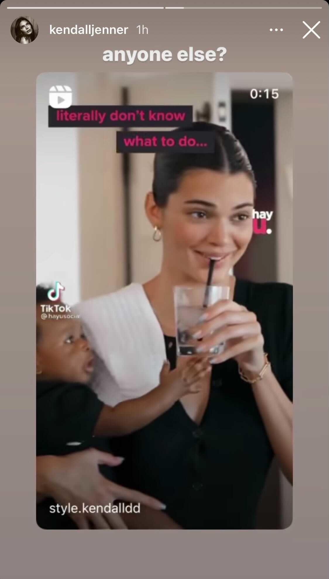 Kendall Jenner Struggles To Babysit In A Relatable Clip