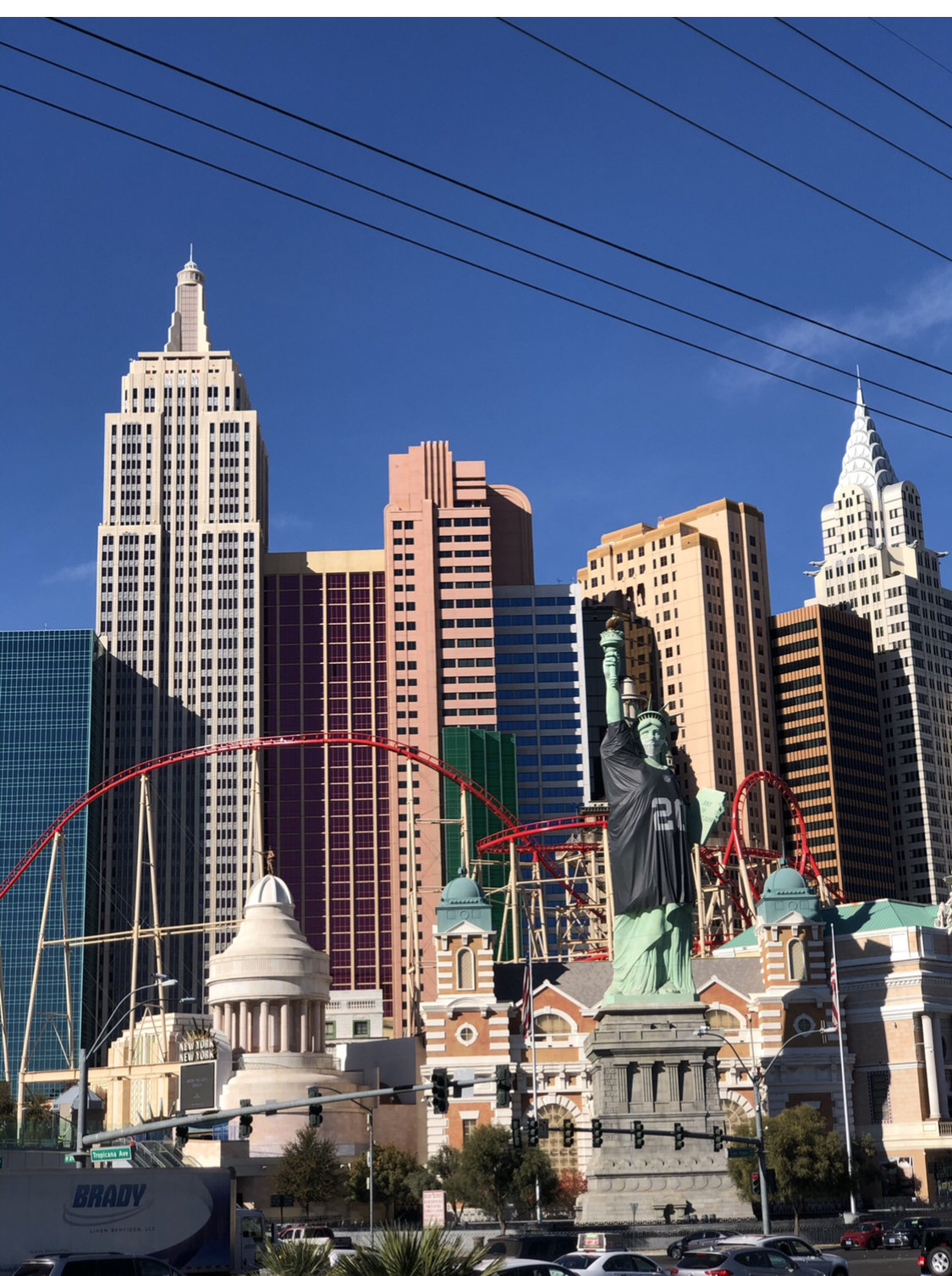 The Big Apple Coaster at New York New York Las Vegas