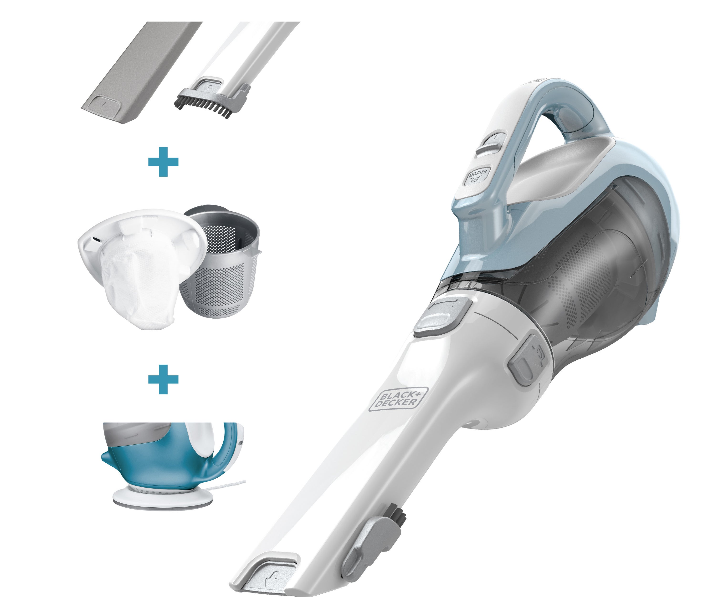 The cordless handheld vacuum