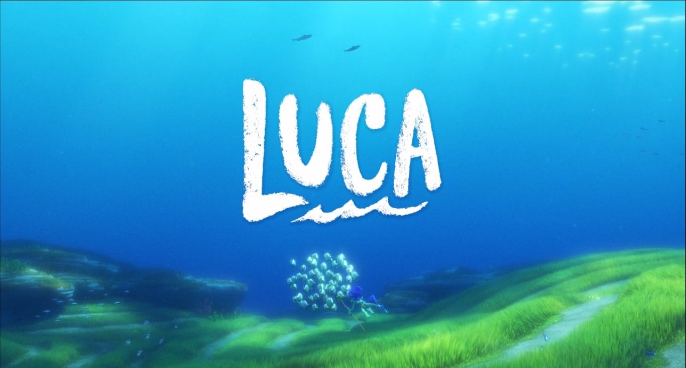 Luca opening title under the sea