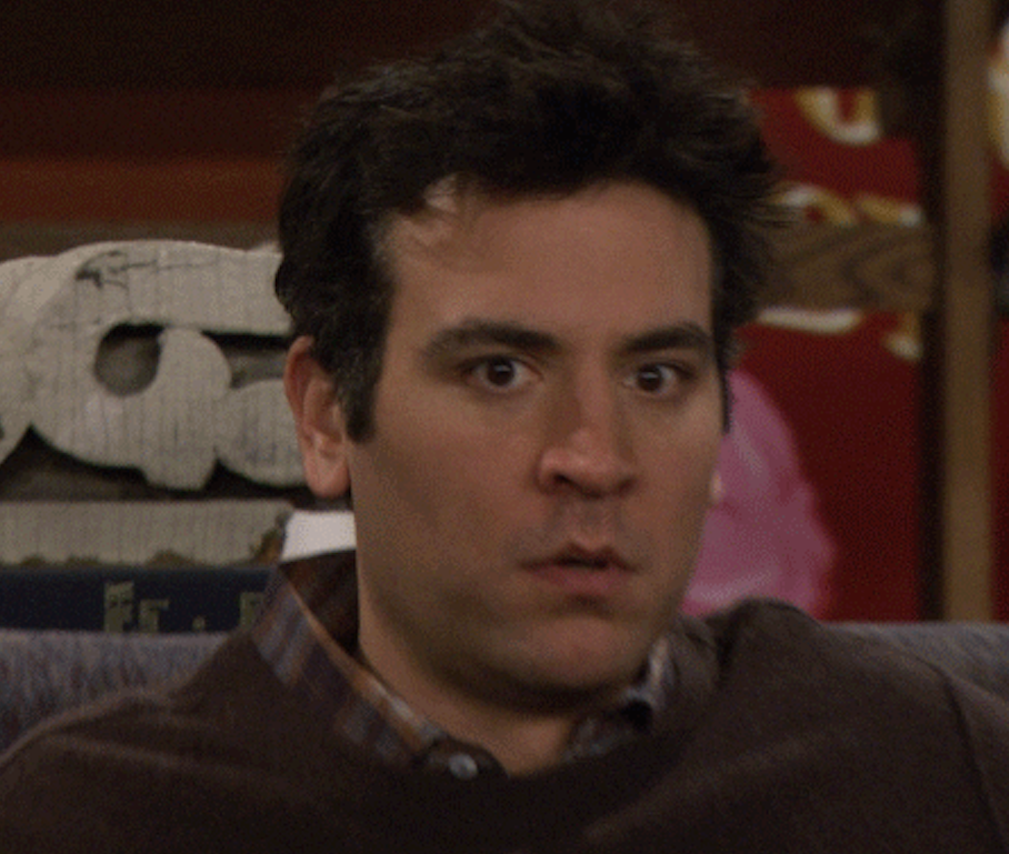 Ted Mosby caught off guard