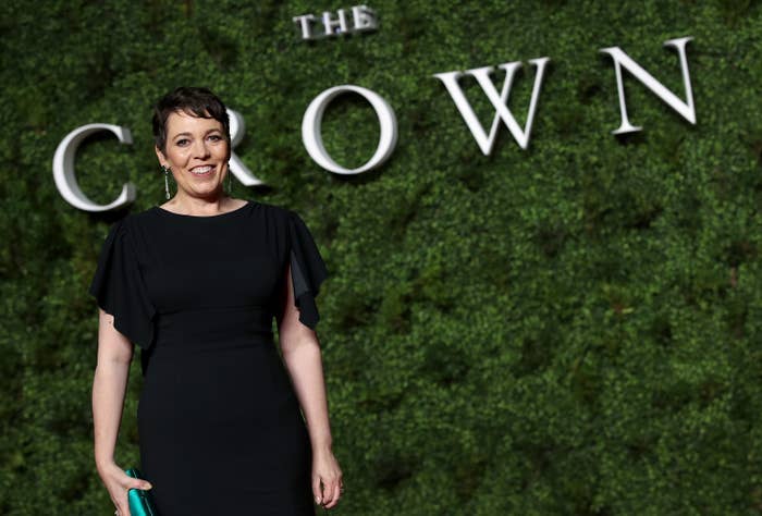 Olivia Colman is photographed at the premiere of &quot;The Crown&quot; season 3