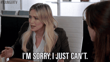Hilary Duff saying she just can&#x27;t