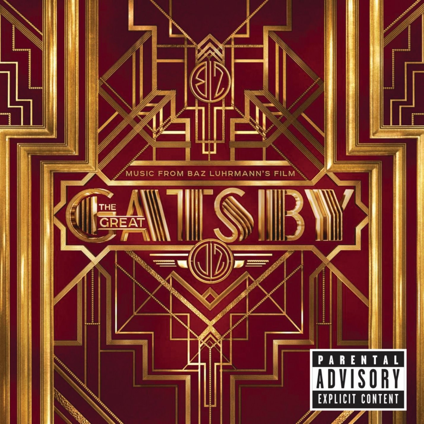 The album cover for The Great Gatsby