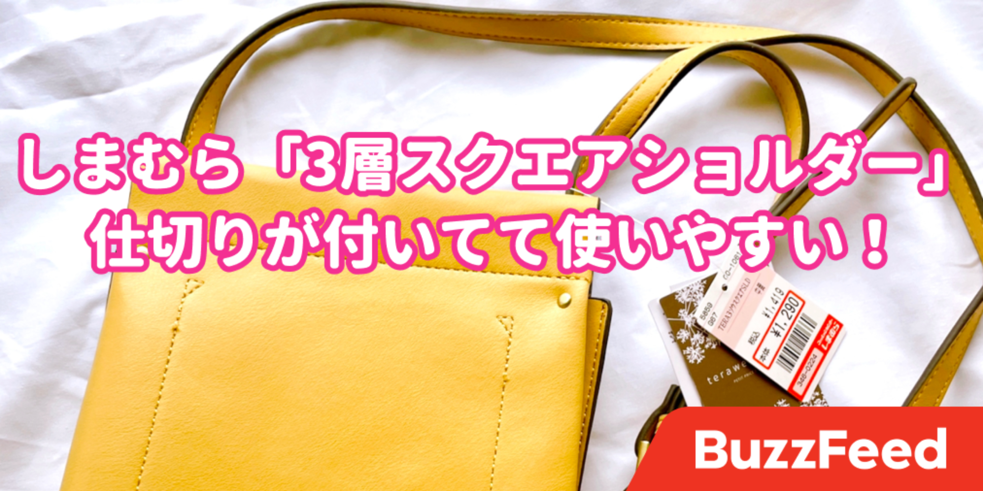 こんなショルダー見たことないよ しまむらの 極薄バッグ がめちゃめちゃ使いやすい