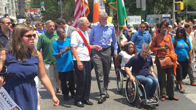 Disabled Activists Takes Part in a Disability Pride Parade in NYC July 12, 2015