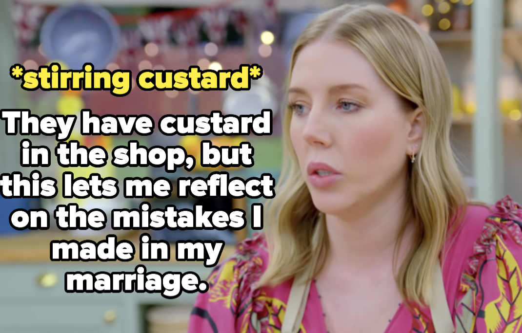 Ryan says, they have custard in the shop but this lets me reflect on the mistakes I made in my marriage