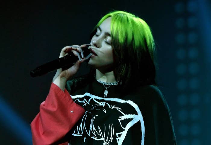 Billie Eilish performs onstage