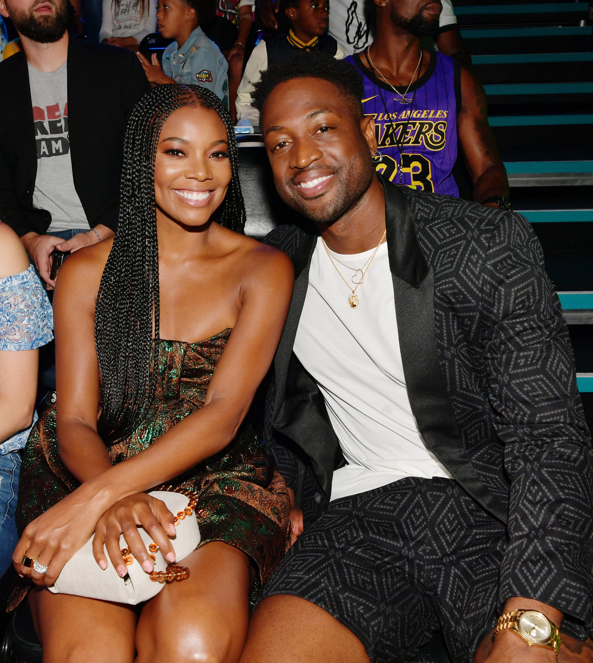 going strong: Gabrielle Union and Dwyane Wade. 