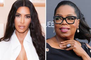 Kim Kardashian and Oprah