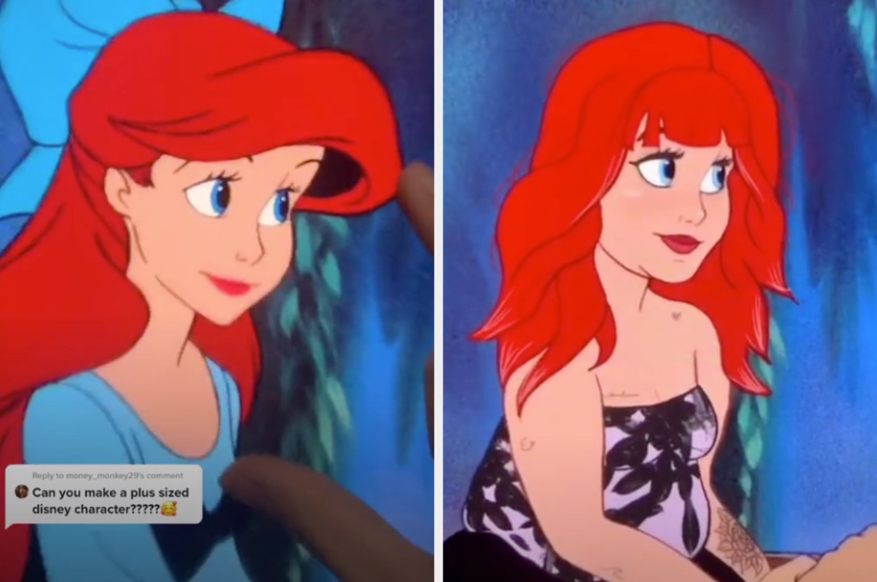 Artist Creates Hilarious Gen Z Makeovers of Disney Characters: