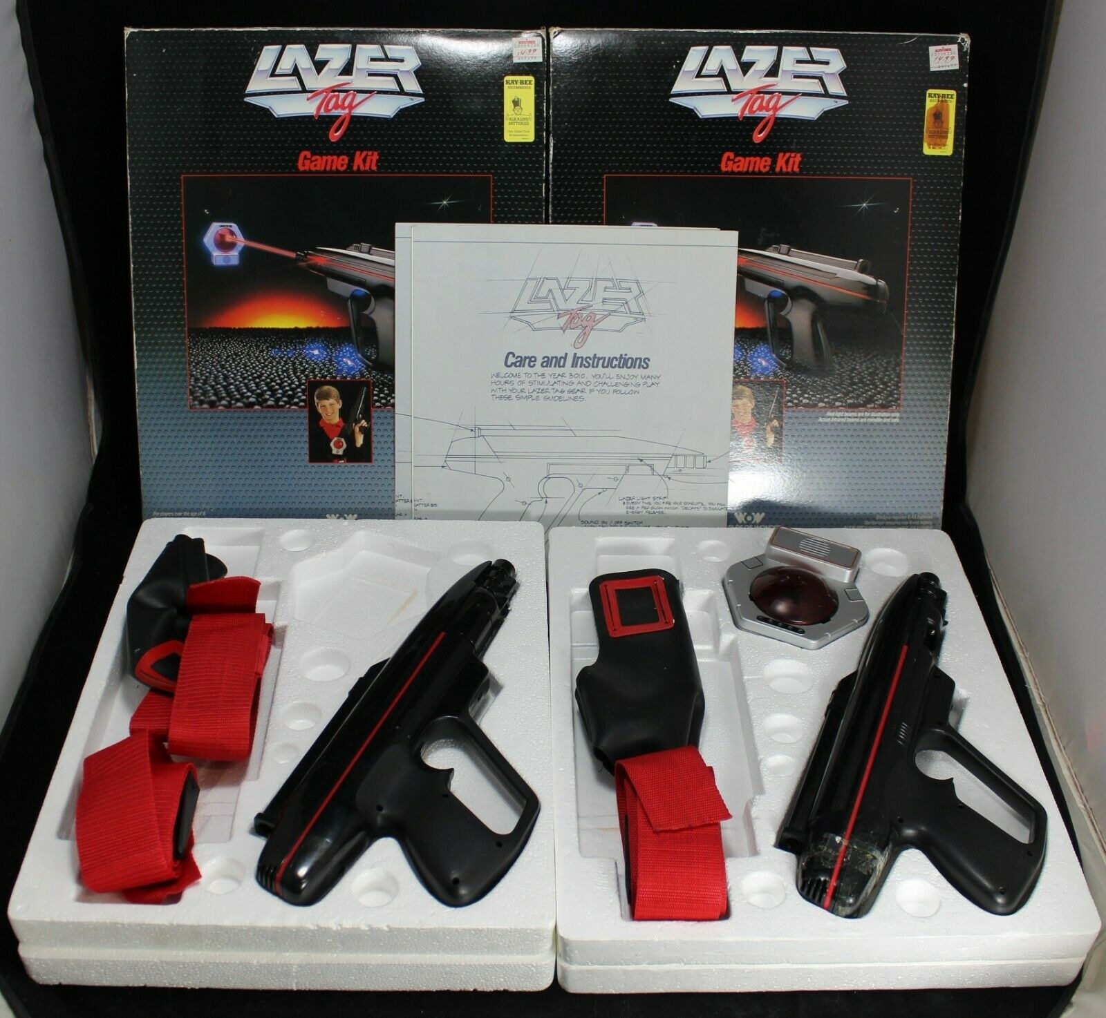 a laser tag set