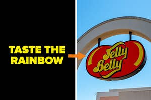 Is the slogan for Jelly Belly "taste the rainbow?"