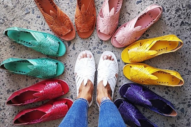 sandals in many colors