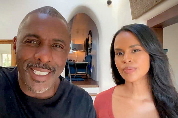 Essence - Idris Elba and his fiance Sabrina Dhowre are inseparable