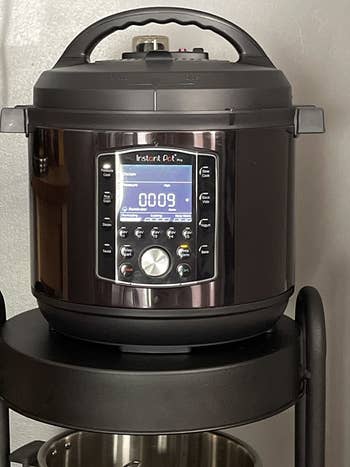 reviewer image of the black 10-in-1 instant pot