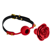 Ball gag with rose removed