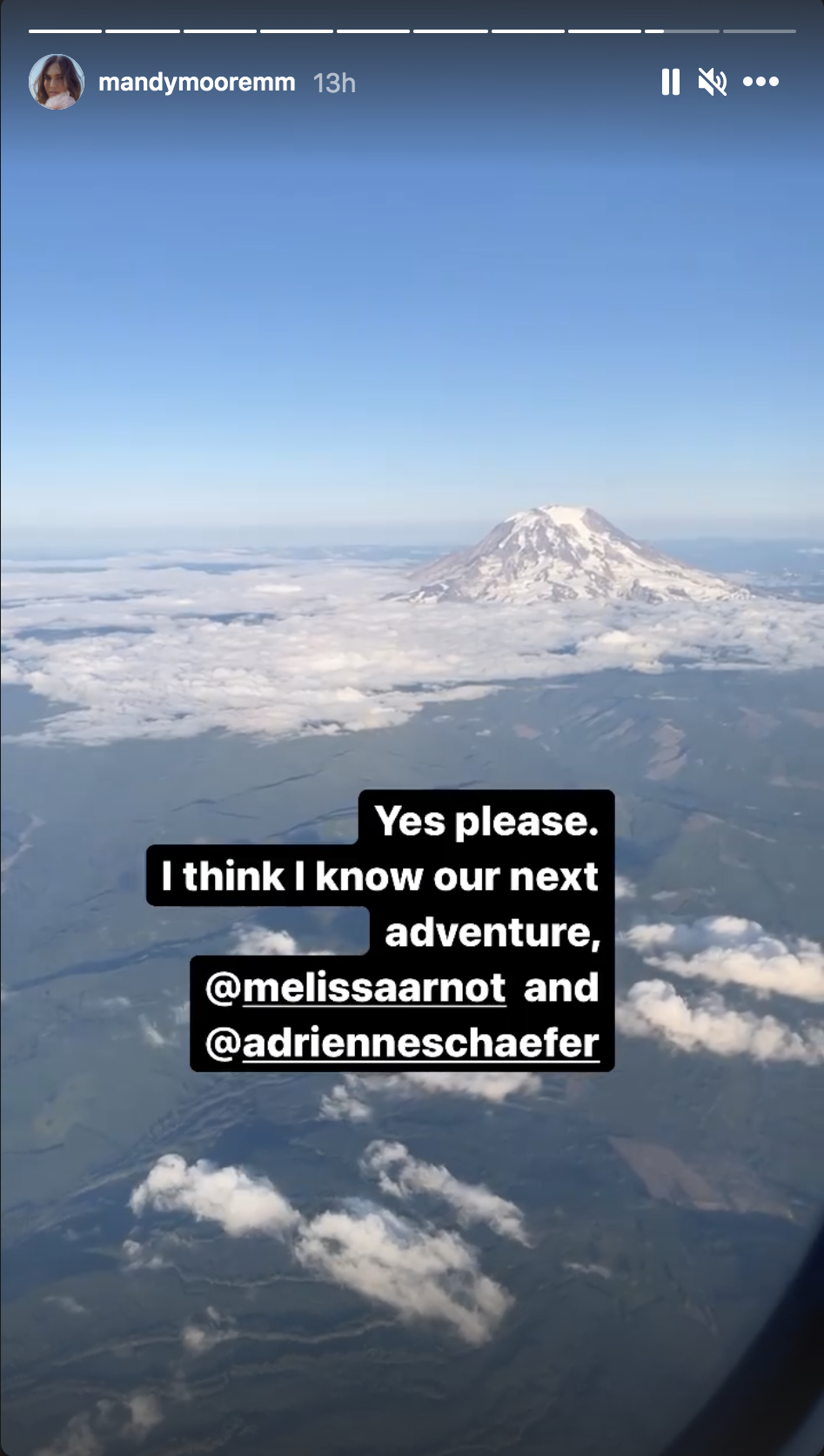 A picture of another mountain near Mount Baker