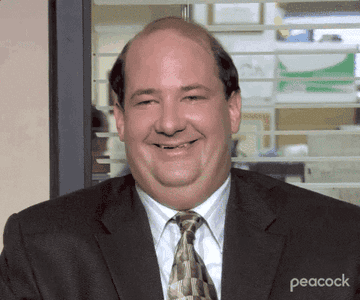 kevin malone from the office giggling