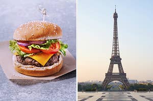 hamburger and paris