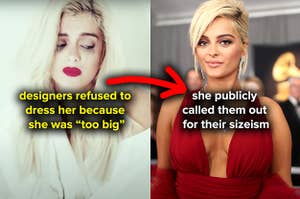 Bebe Rexha publicly called out designers who refused to dress her because she was "too big"