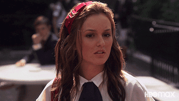 Blair Waldorf from &quot;Gossip Girl&quot; looking confused
