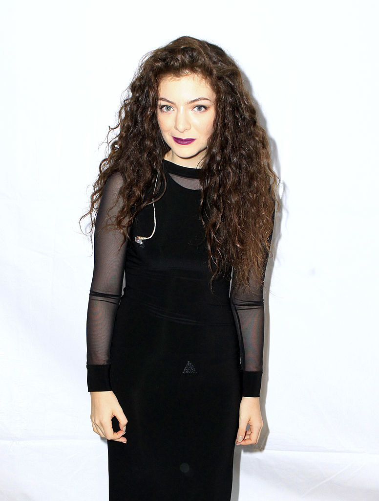 Lorde poses backstage during The 24th Annual KROQ Almost Acoustic Christmas