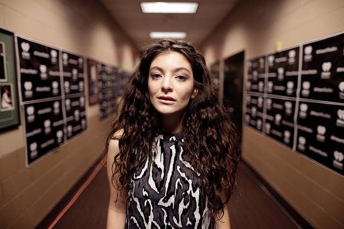 Lorde attends the 2014 iHeartRadio Music Festival