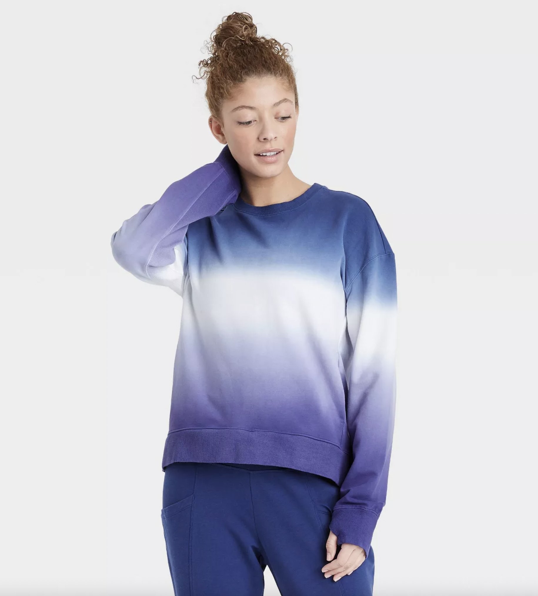 The ombre tie-dye sweatshirt