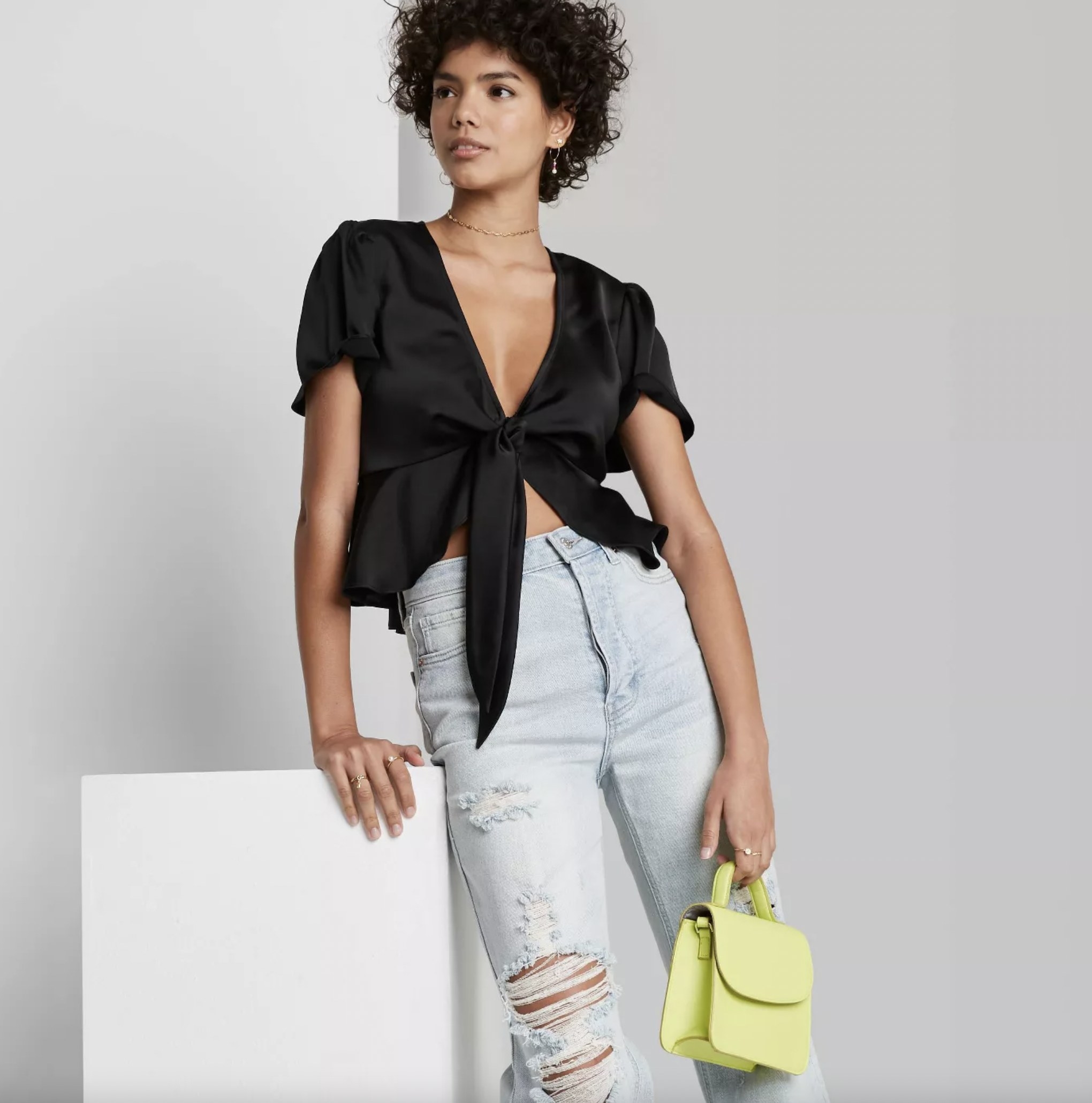 The tie-front flutter top