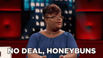 a contestant on deal or no deal saying &quot;no deal, honeybuns&quot;