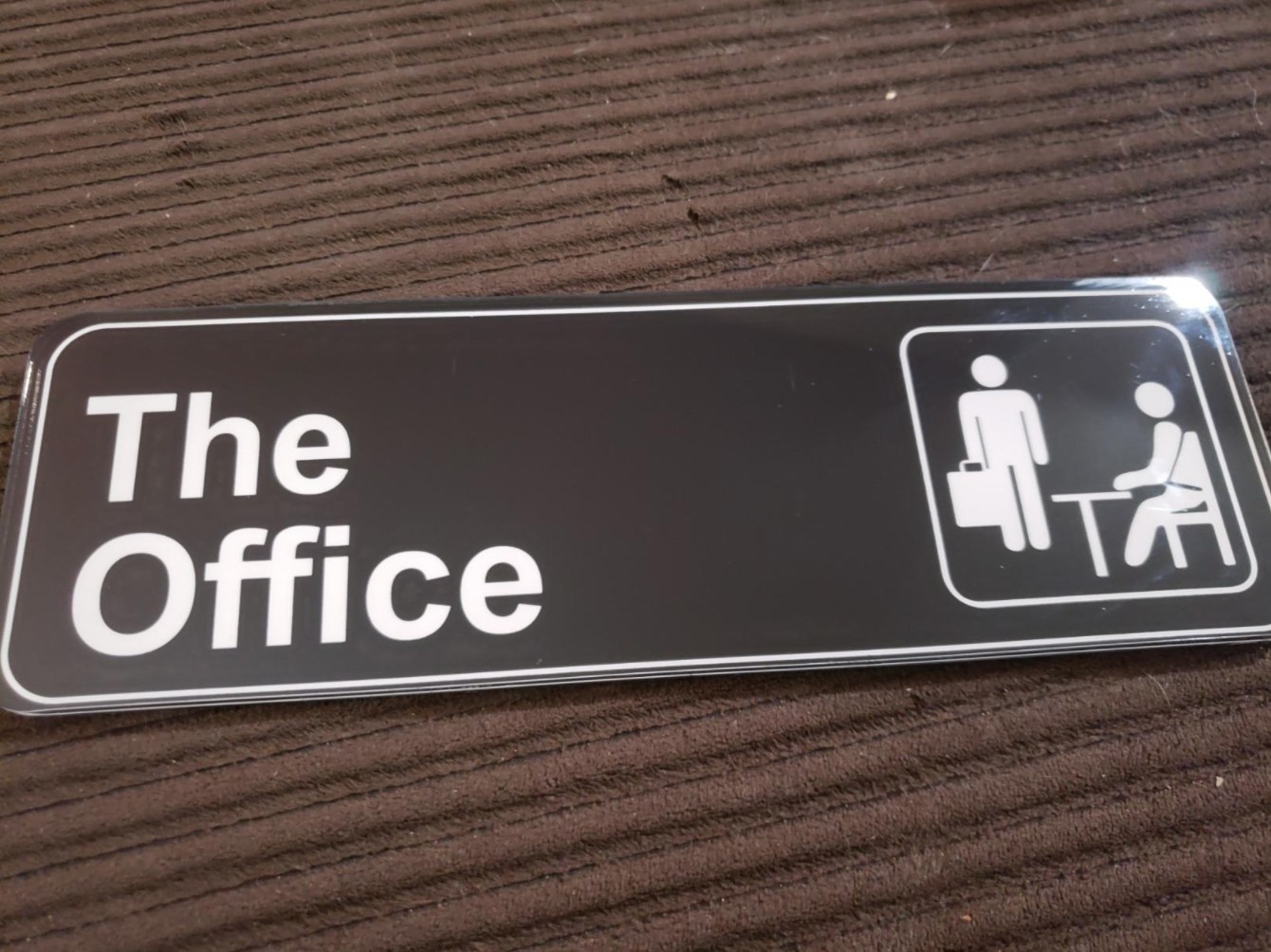 the &quot;the office&quot; sign
