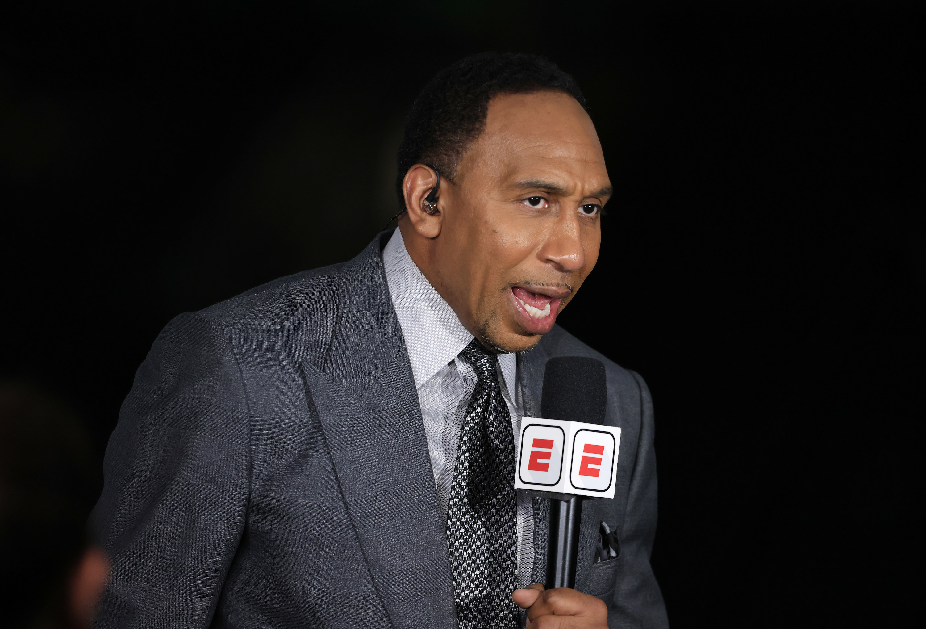 Stephen A. Smith on ESPN microphone