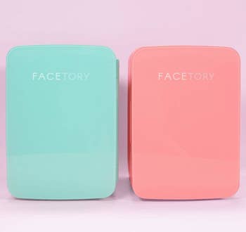Coral and mint FaceTory fridges