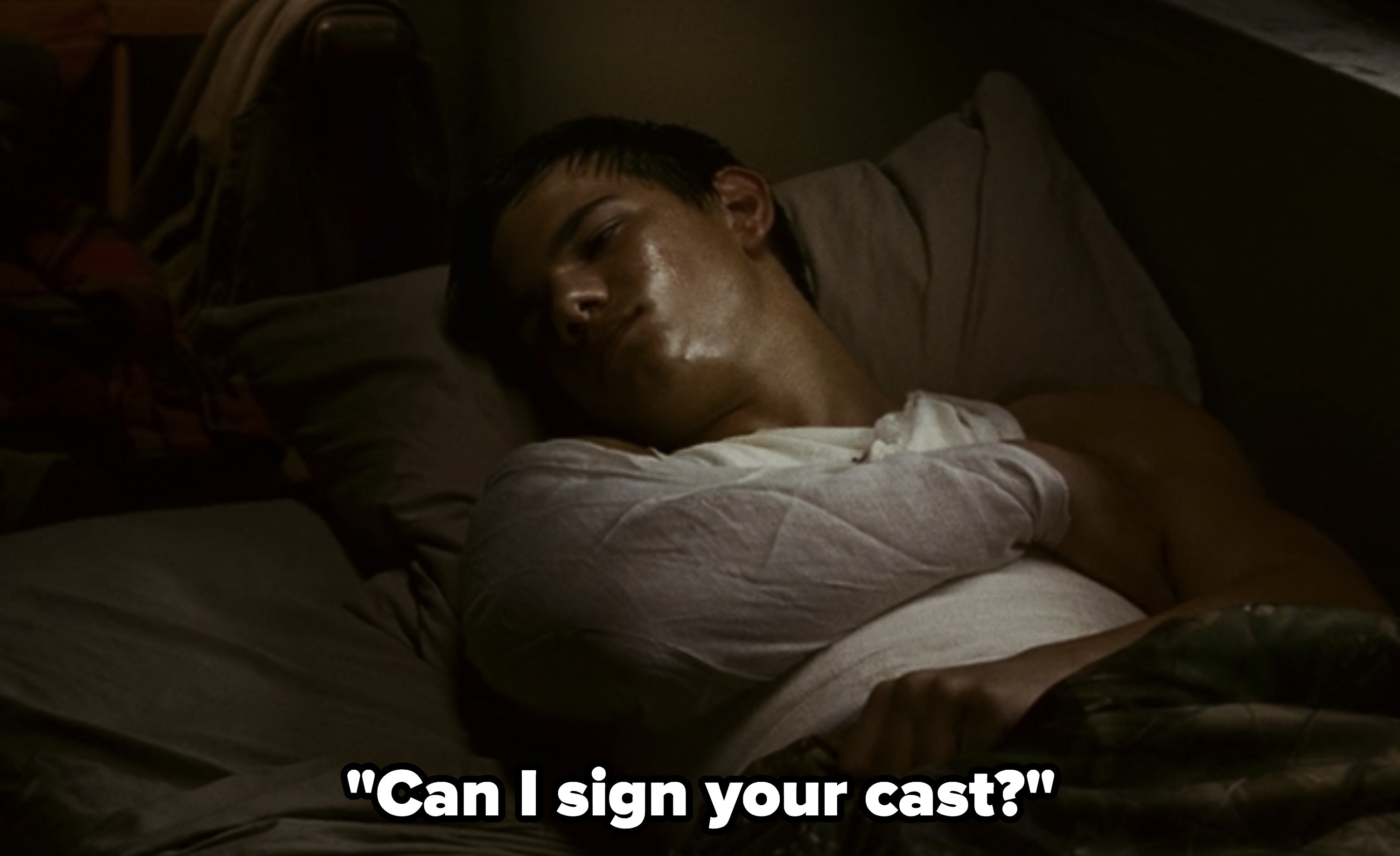 Rob: Can I sign your cast?