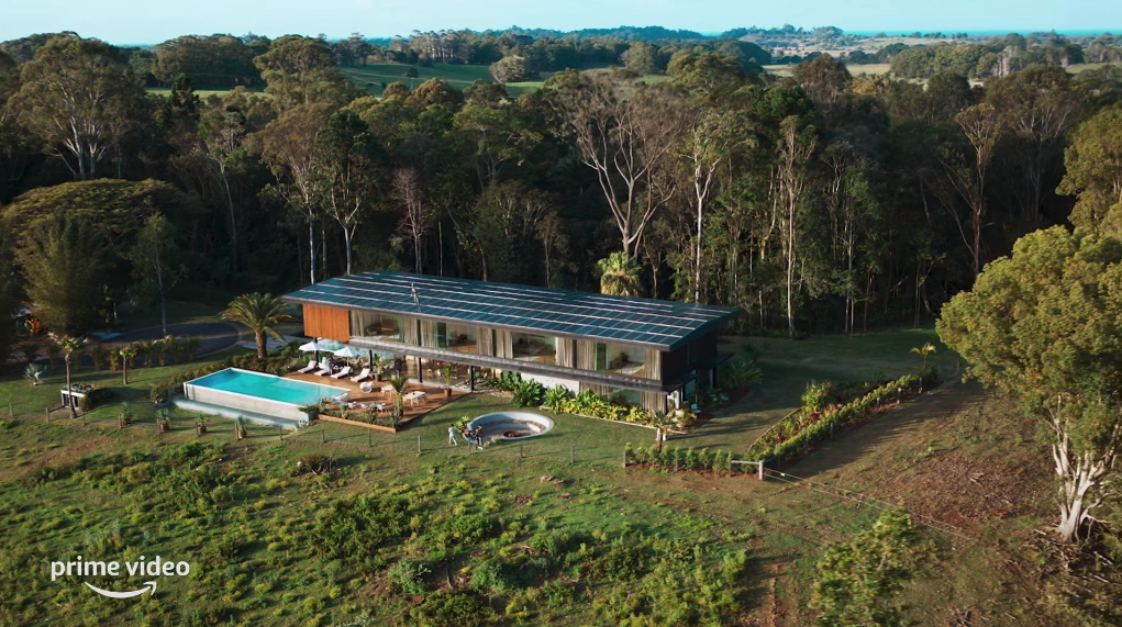 The wellness resort featured in the series; it has a pool and is isolated as it&#x27;s surrounded by trees in a big, forest-like area