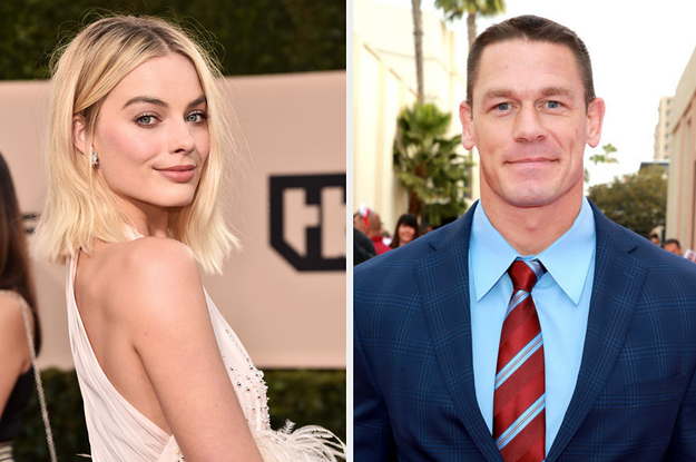 Margot Robbie Hilariously Revealed Why She Once Slept In The Same Room With A John Cena Cutout For Years - BuzzFeed