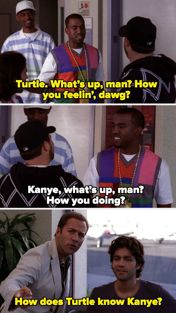 Kanye greeting Turtle