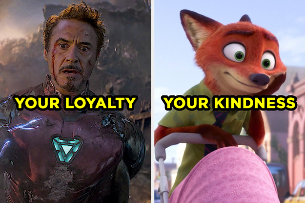 On the left, Iron Man in