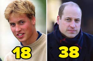 prince william then and now