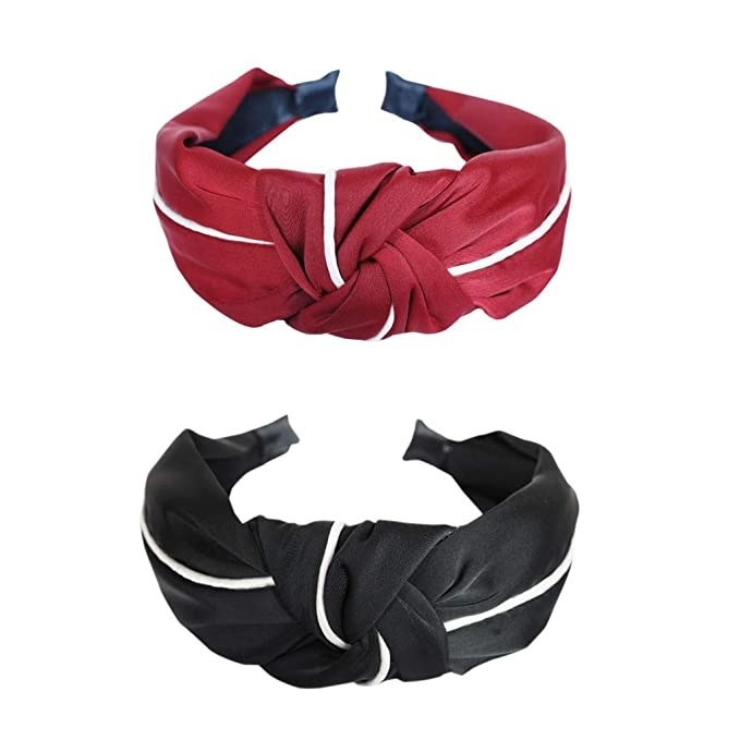 Red and black striped hair bands.