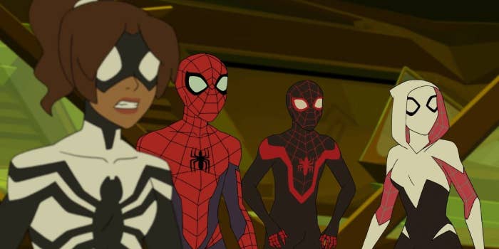 Marvel’s Spider-Men, Spider-Girl, and Ghost Spider